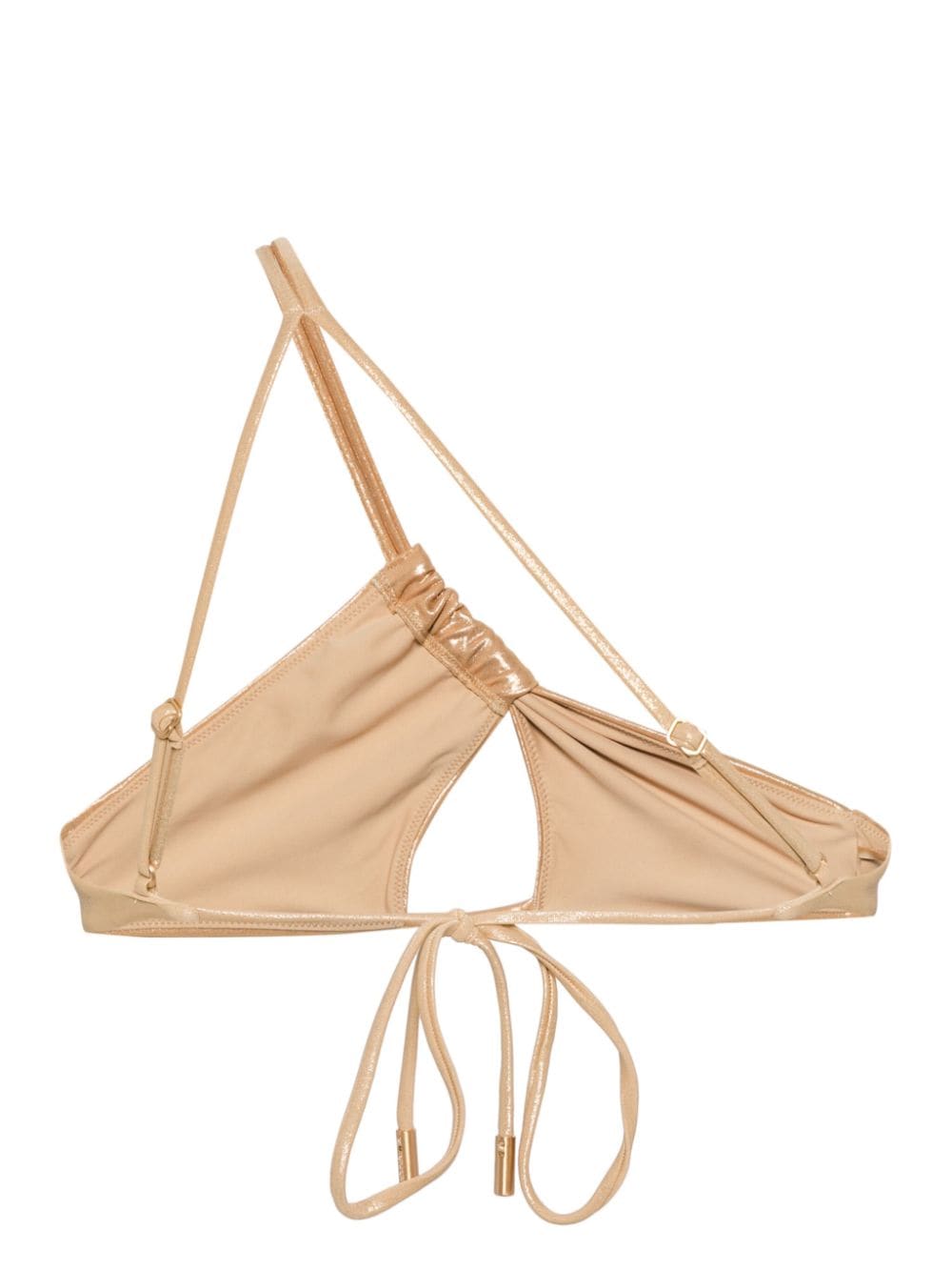 Cult Gaia Vallie metallic bikinitop - Goud