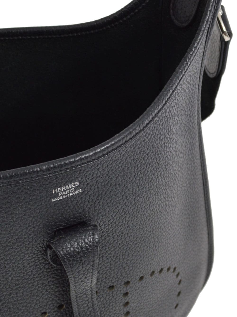 Pre-owned Hermes 2014 Evelyne 3 Pm Shoulder Bag In Black