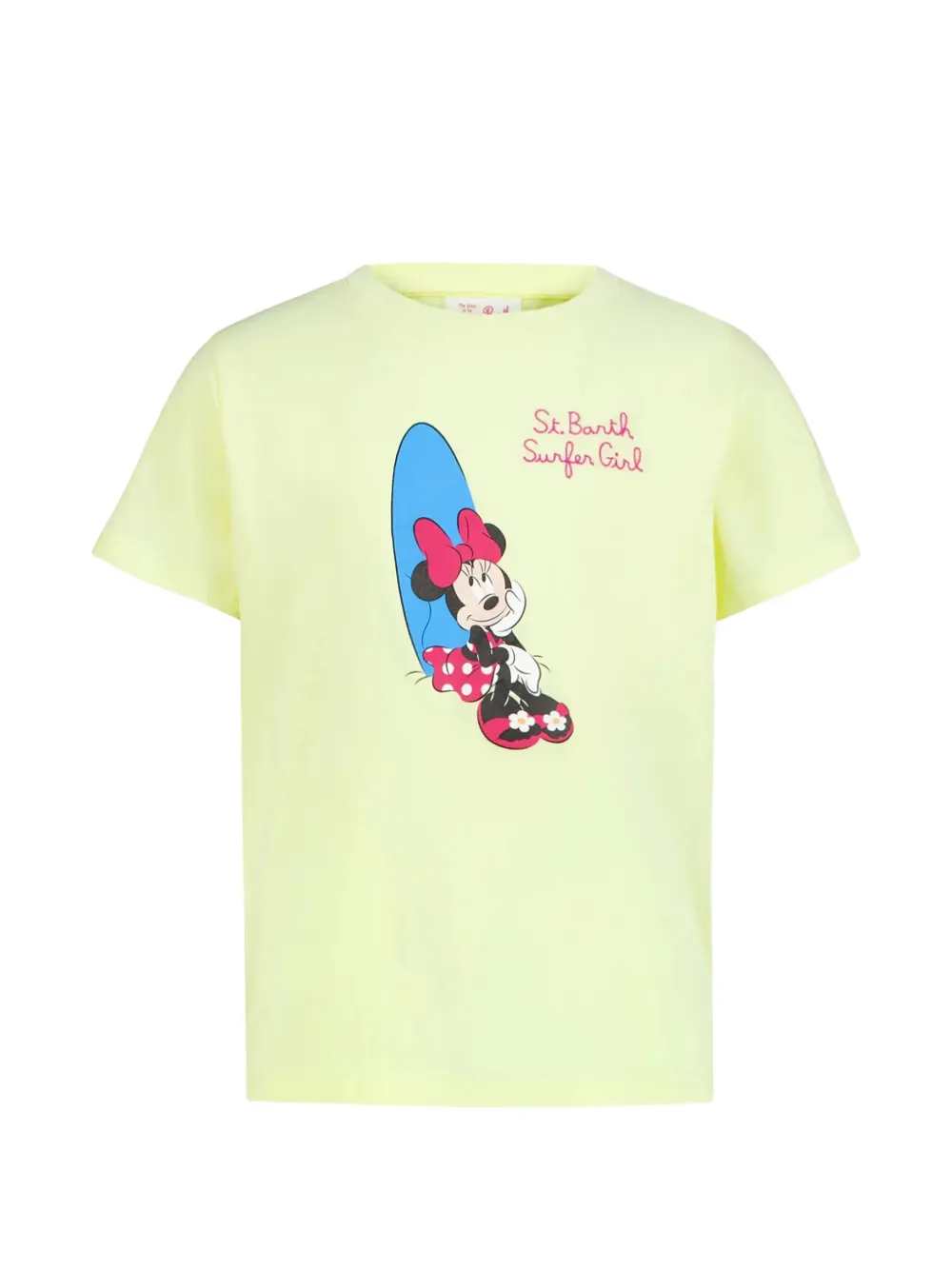 MC2 Saint Barth Kids print-detail T-shirt - Giallo