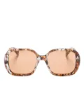Chloé Eyewear CH0222S tortoiseshell-frame sunglasses - Brown