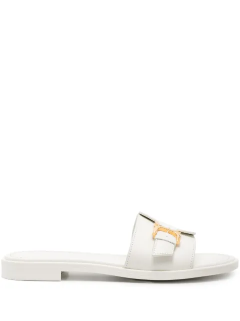 Chloé Slide Marcie de couro