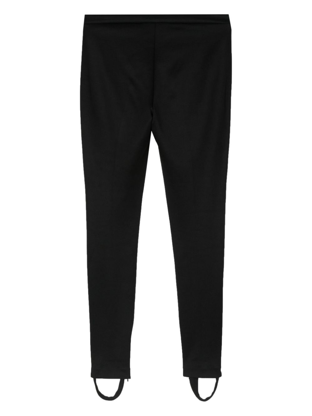 Pre-owned Gucci 2010s Web-trim Skinny Trousers In Black