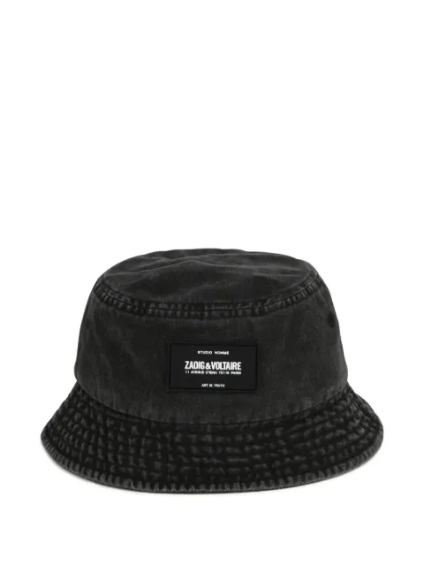 Zadig & Voltaire Kids panelled bucket hat