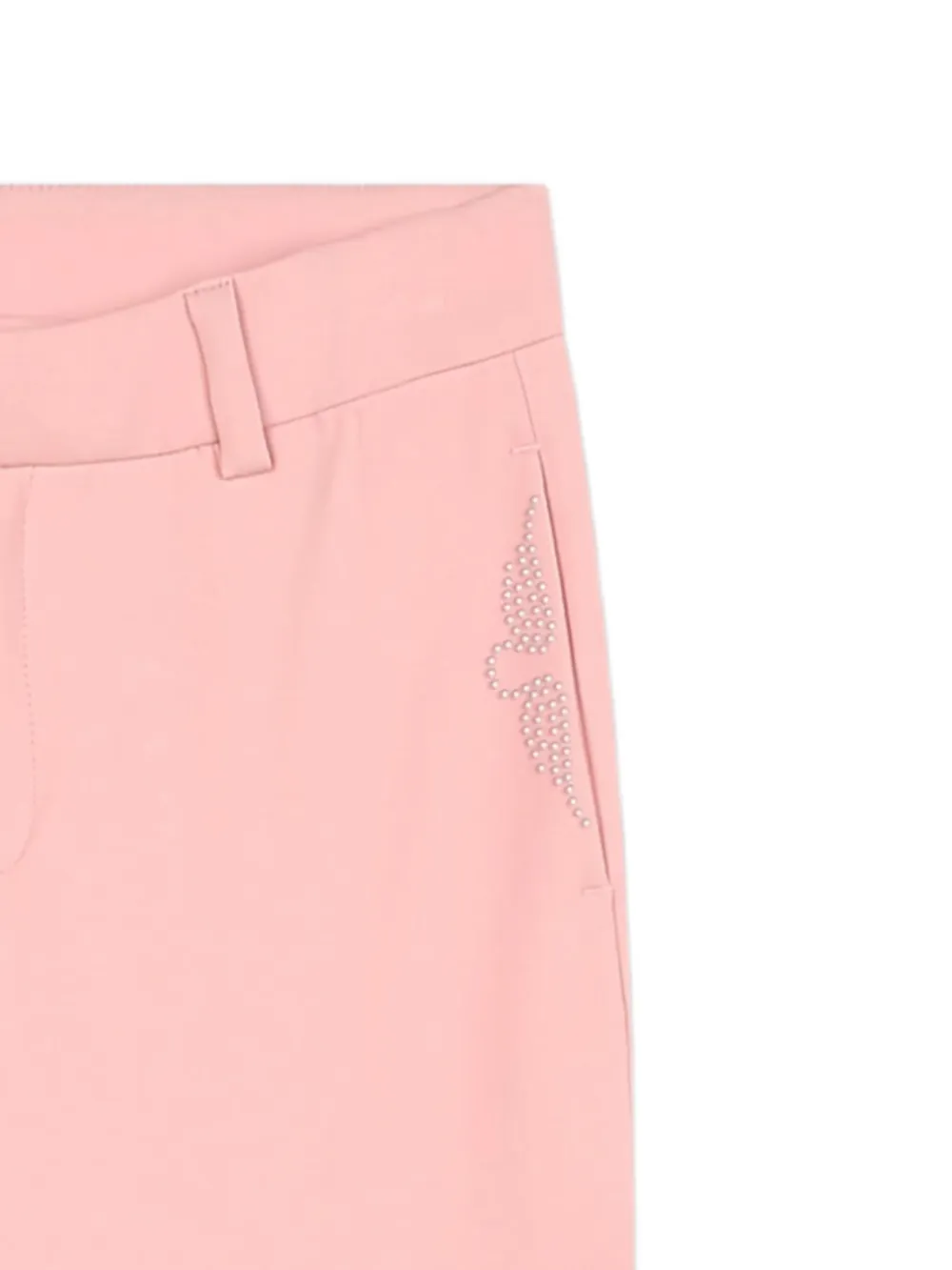 Zadig & Voltaire Kids Verfraaide broek Roze