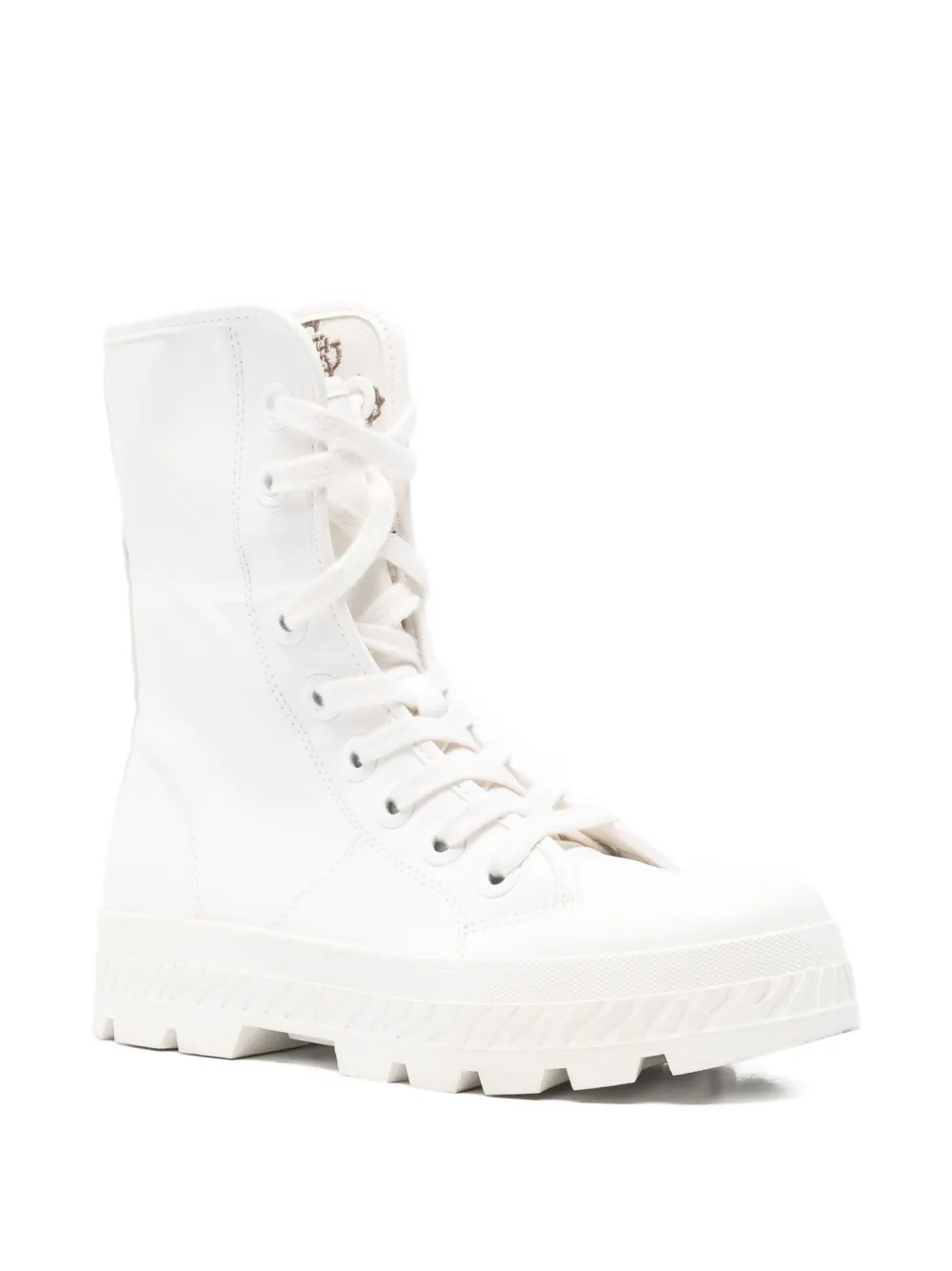 GUESS USA lace-up platform combat boots Neutrals