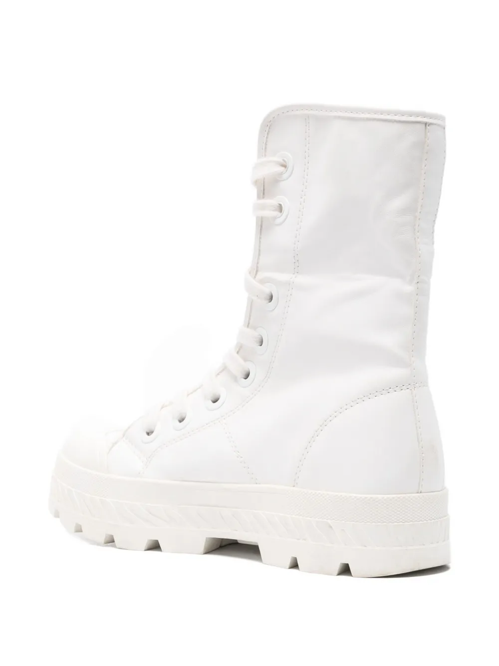 GUESS USA lace-up platform combat boots Neutrals