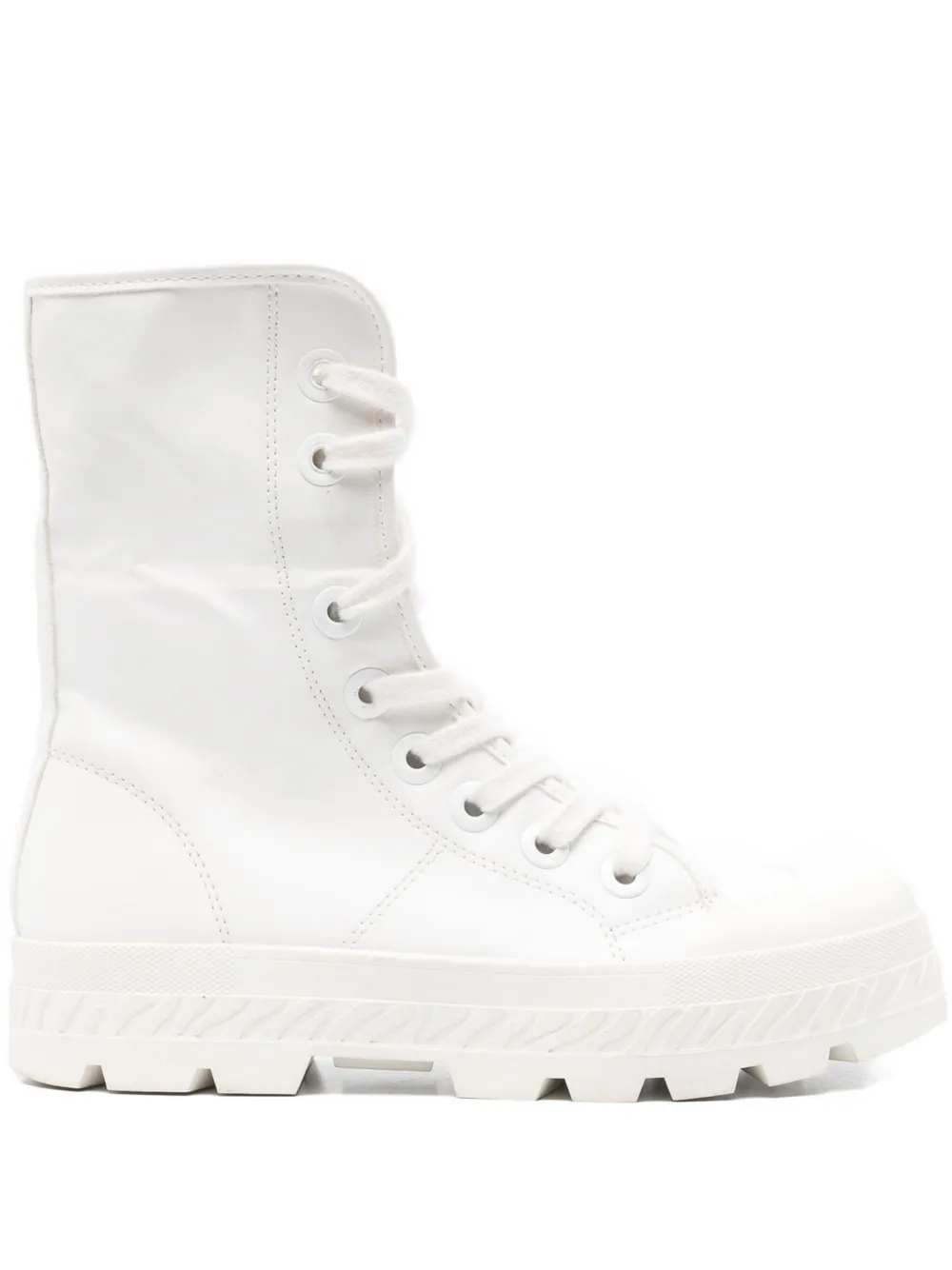 GUESS USA lace-up platform combat boots Neutrals