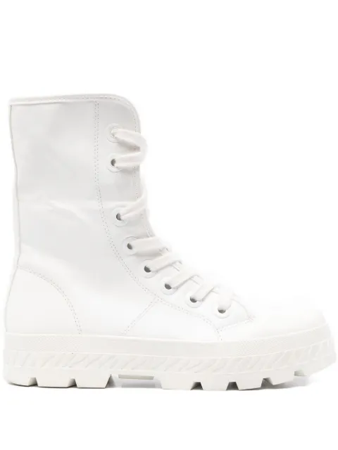 GUESS USA lace-up platform combat boots