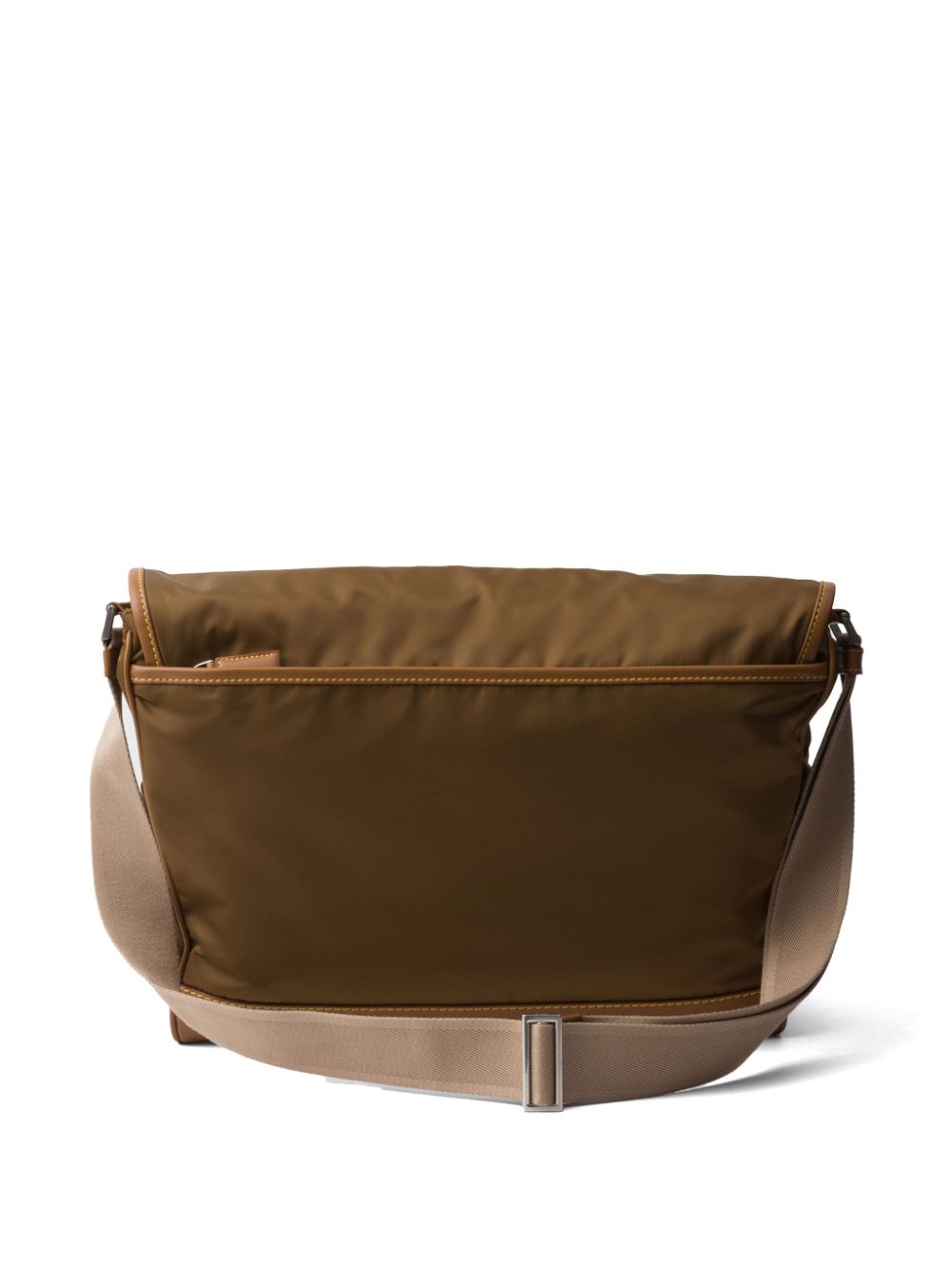 Shop Prada Re-nylon Shoulder Bag In Braun