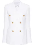 Max Mara peak-lapels double-breasted blazer - White