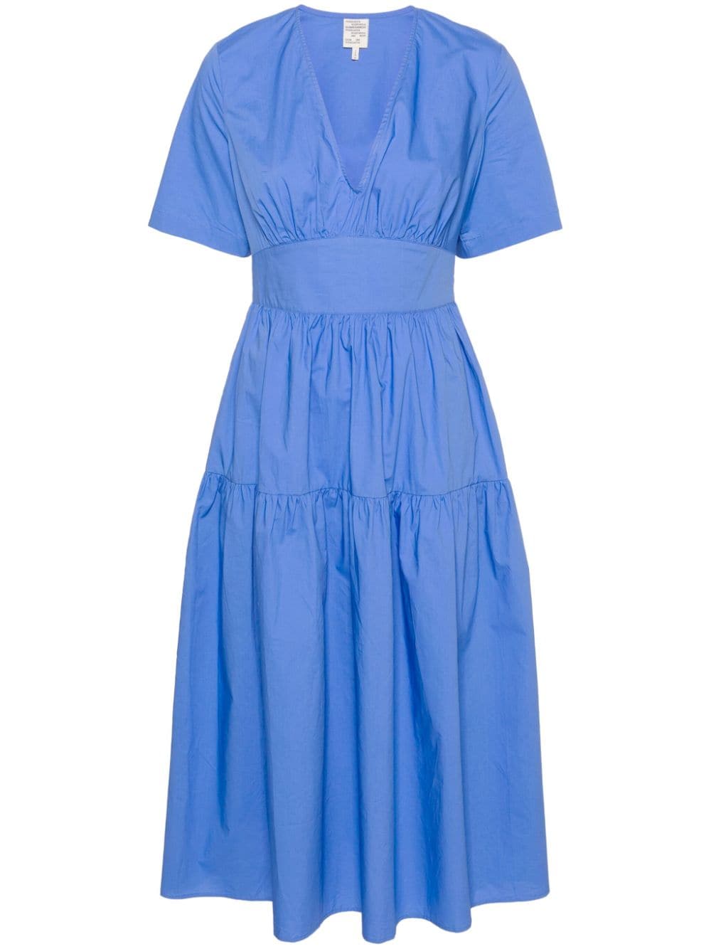 Shop Baum Und Pferdgarten Aeva Midi Dress In Blue