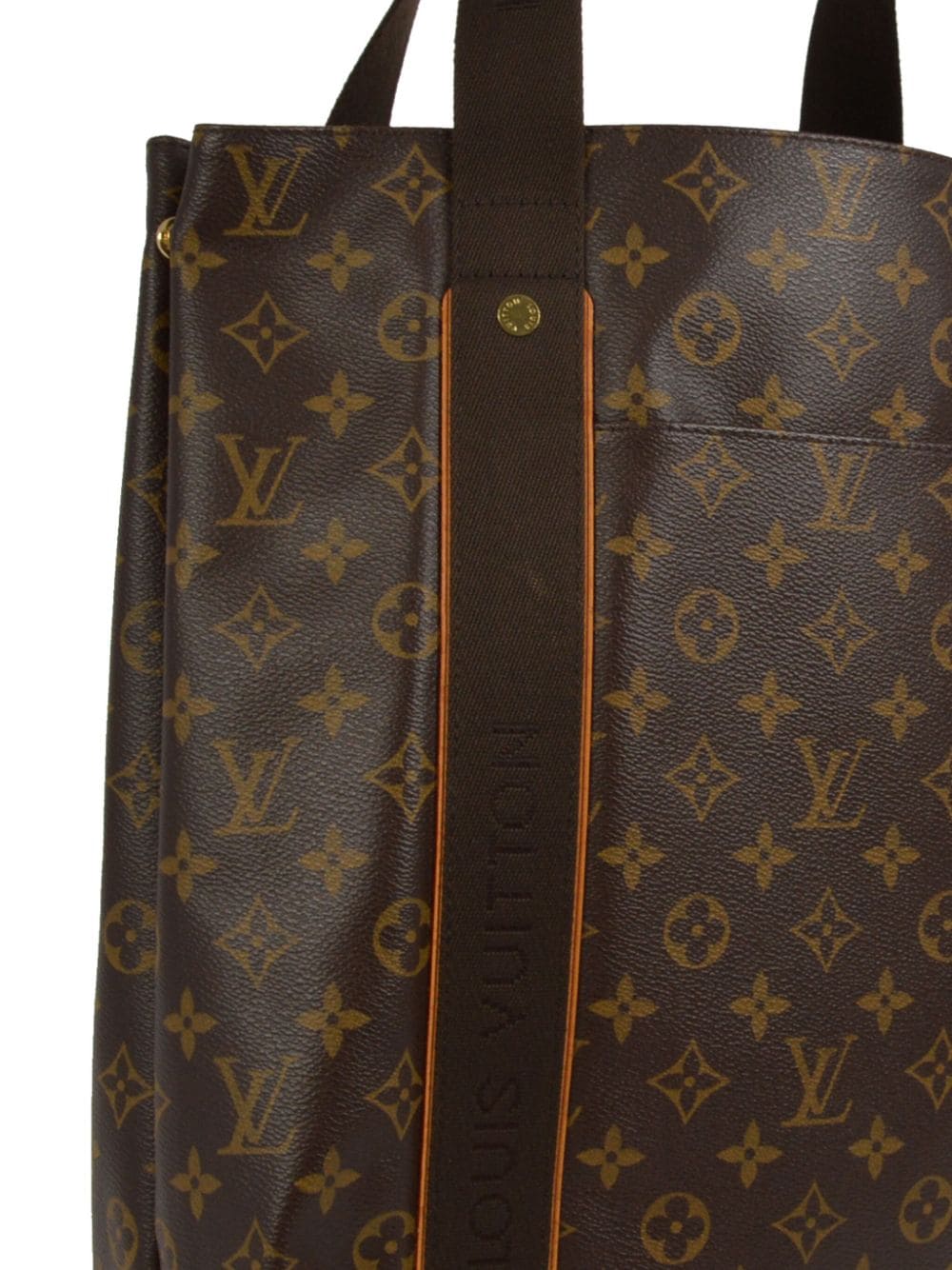 Pre-owned Louis Vuitton Cabas Beaubourg 手提包（2008年典藏款） In Brown
