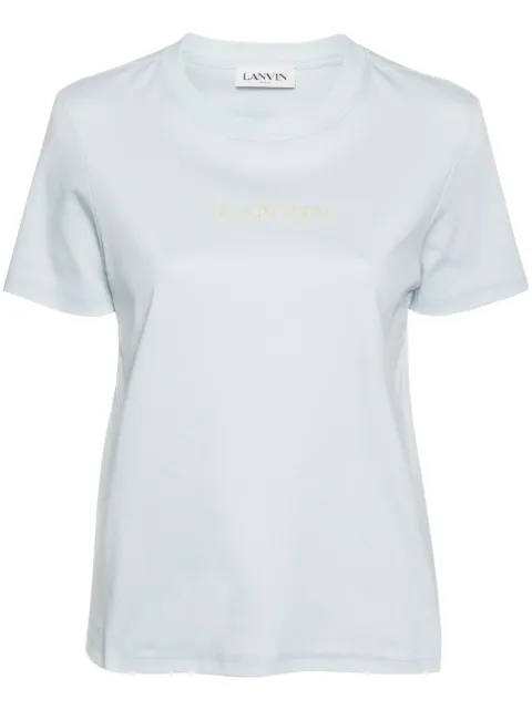 Lanvin embroidered-logo cotton T-shirt