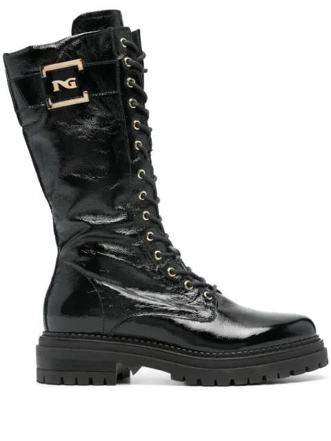 NeroGiardini Manila patent leather boots