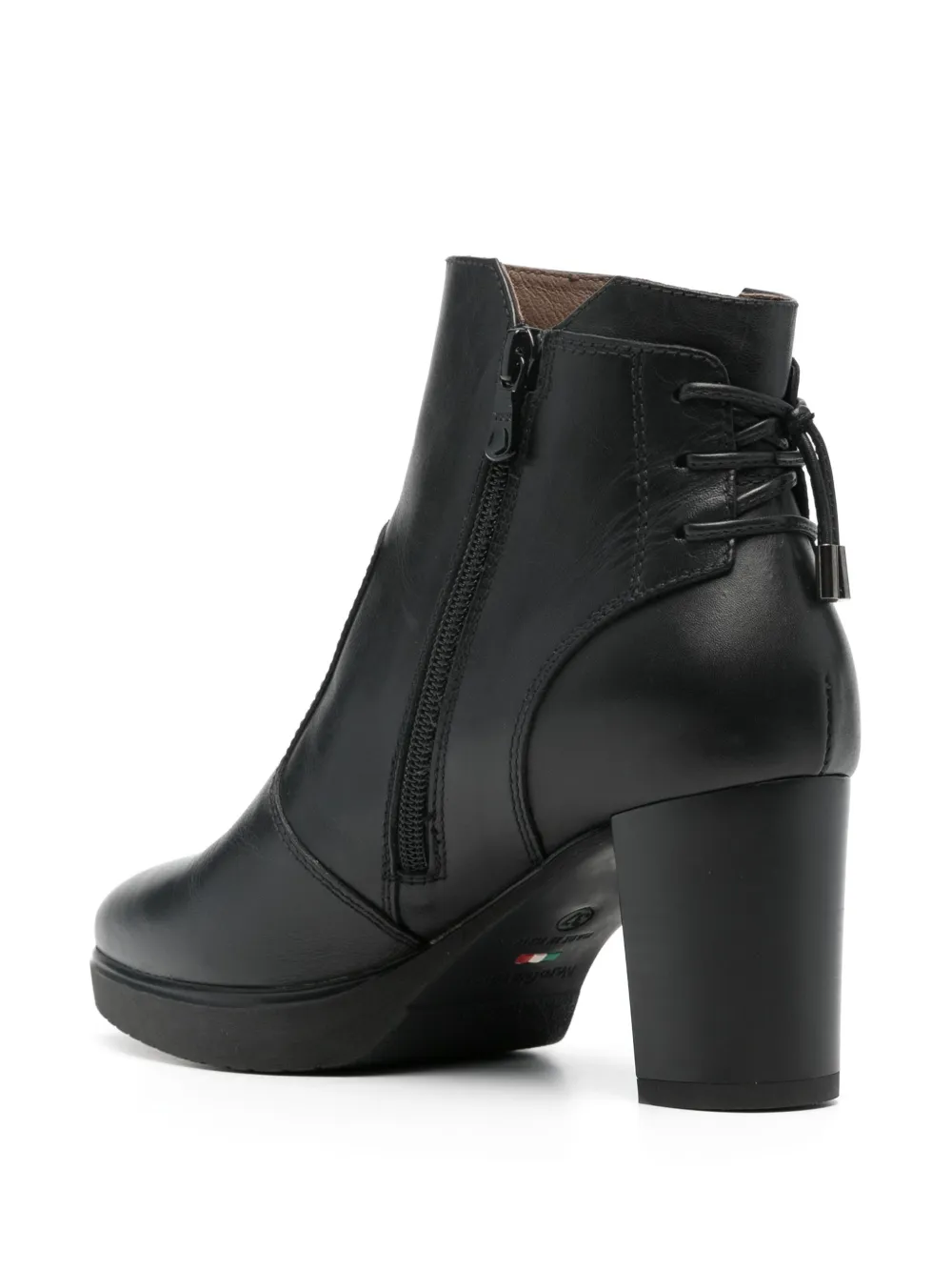  Nerogiardini Stud-embellished Ankle Boots - Black 