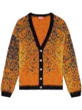 Diesel brushed cardigan - Orange