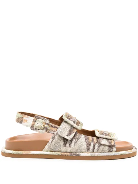 Missoni Mia Wave-knit sandals