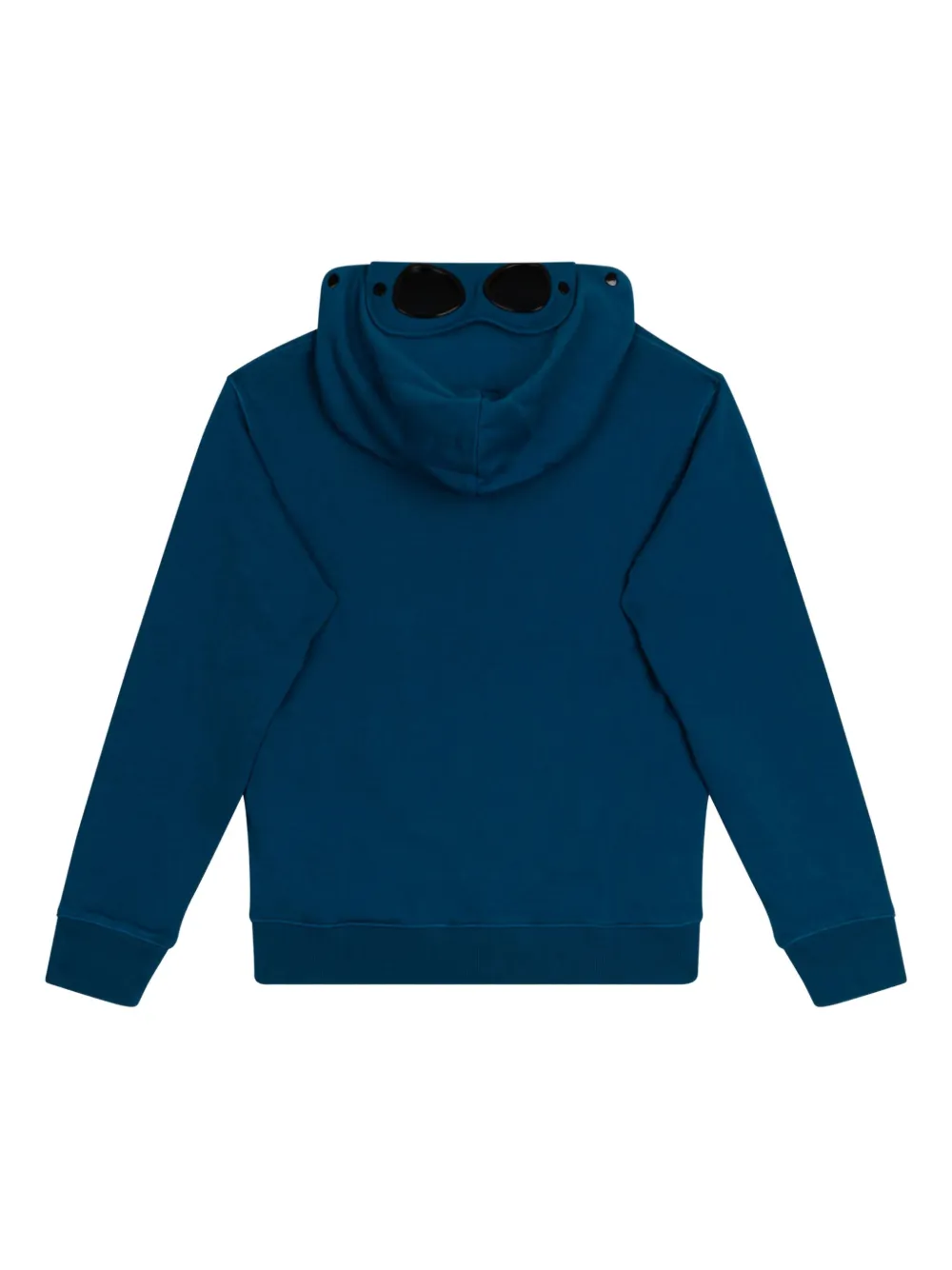 C.P. Company Hoodie met logoprint en rits Blauw