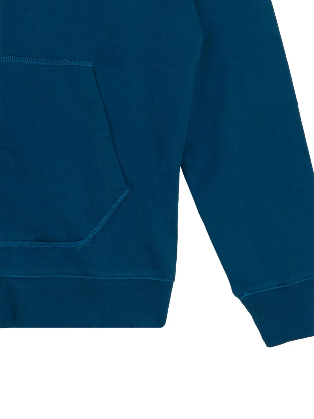 C.P. Company Hoodie met logoprint en rits Blauw