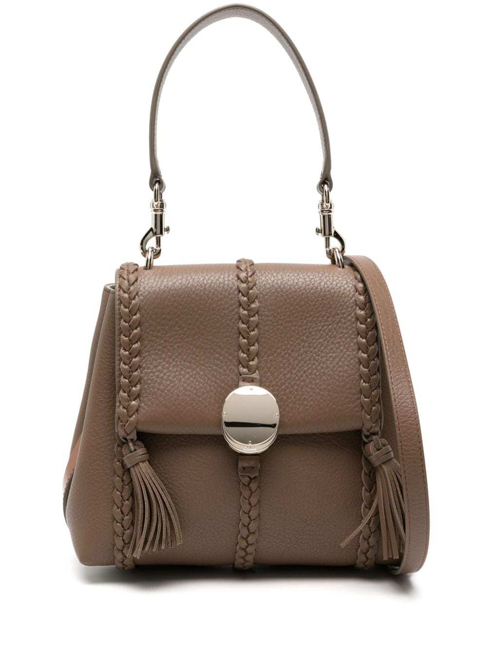 Chloé Small Penelope Shoulder Bag In Brown