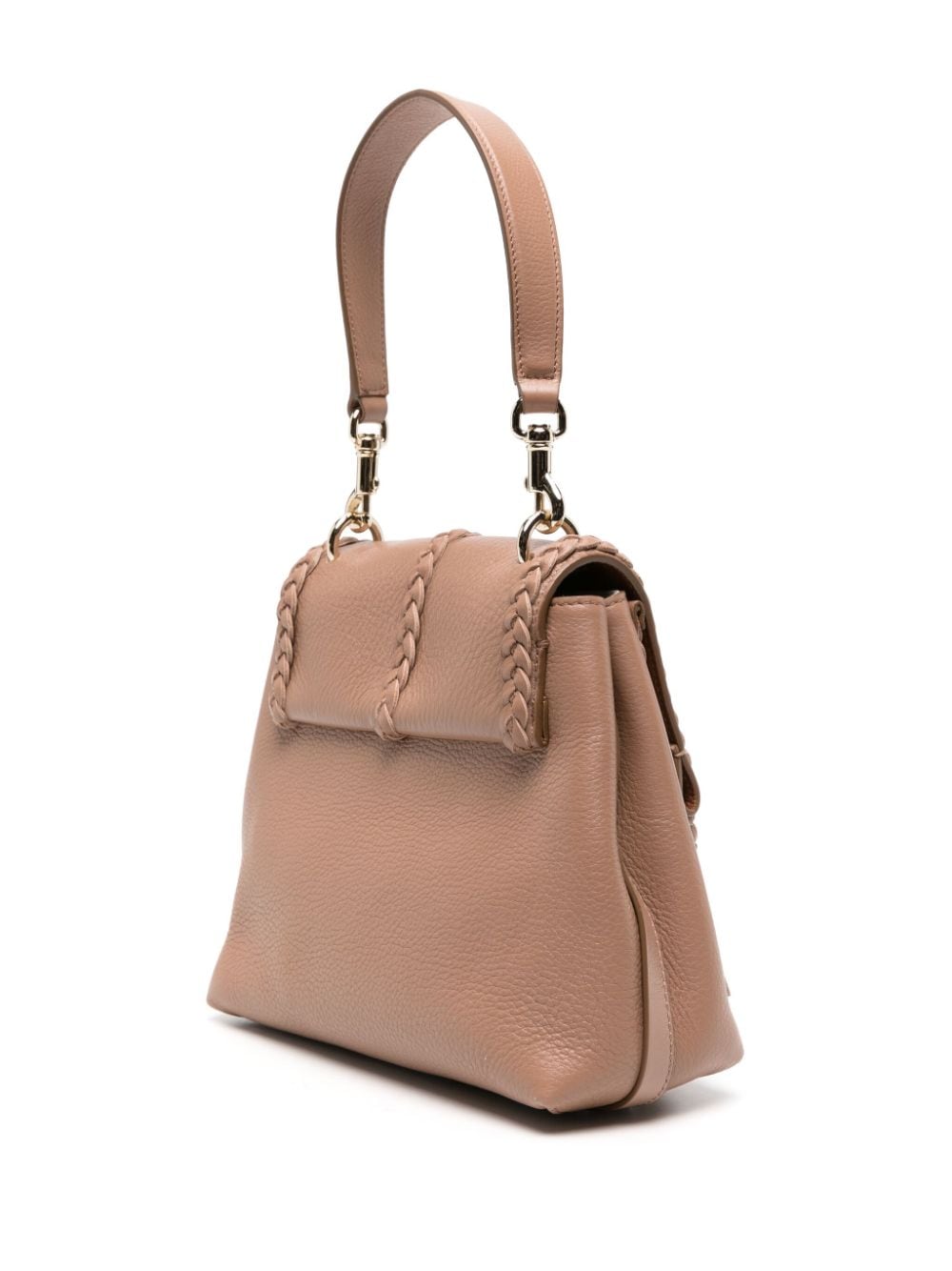 Shop Chloé Small Penelope Leather Shoulder Bag In Pink