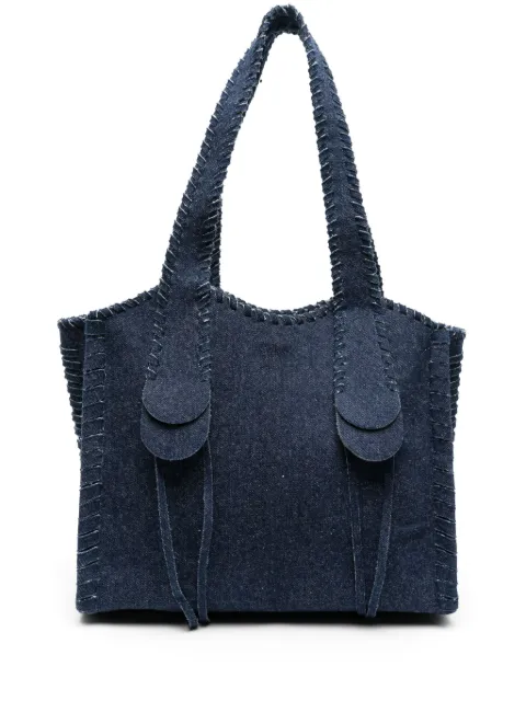 Chloé tote de mezclilla Monty mediana