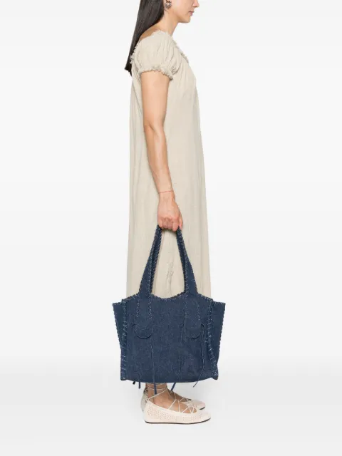 Chloé medium Monty denim tote bag CHC23AS561K59 - 1