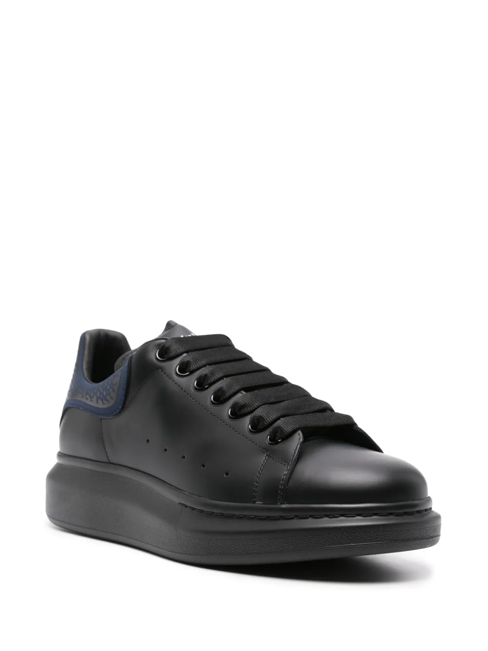 Alexander McQueen Leren sneakers - Zwart