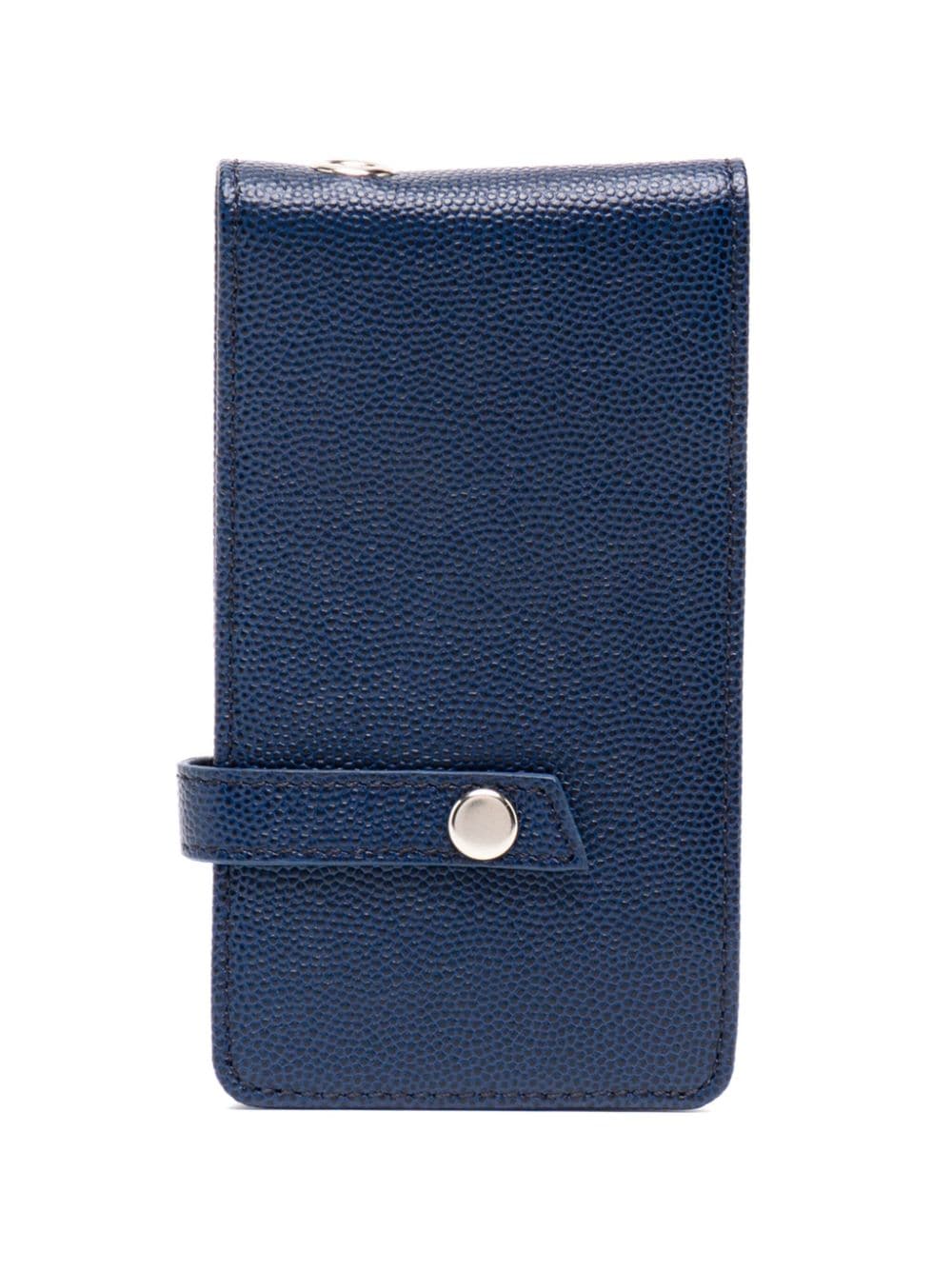 WANT Les Essentiels bi-fold leather wallet - Blu