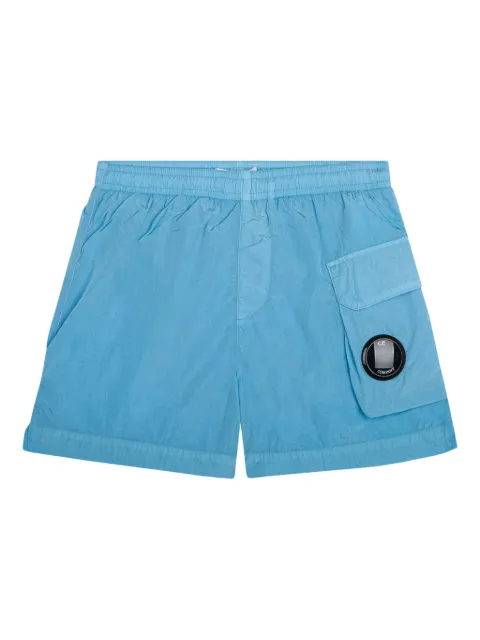 C.P. Company Kids Bermuda de praia com detalhe Lens