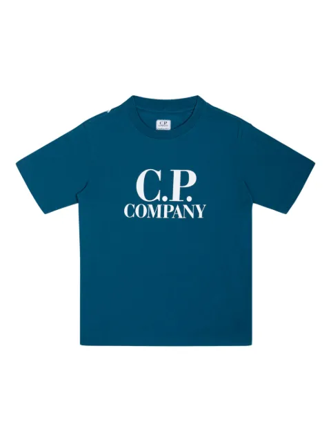 C.P. Company playera con logo estampado