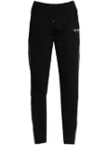 Karl Lagerfeld logo-embroidered drawstring-waist track pants - Black