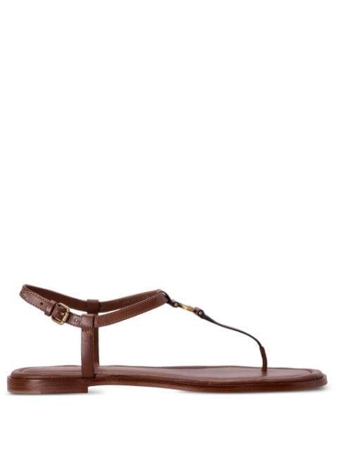 Coach Jessica thong leather sandals