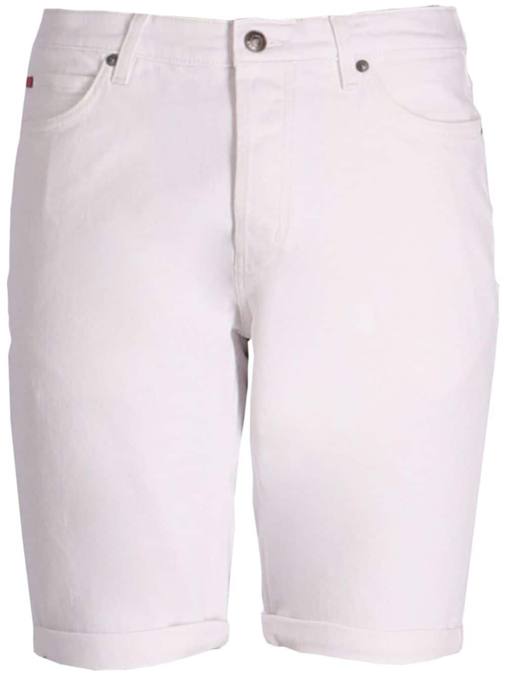 Hugo Straight-leg Cotton Shorts In White