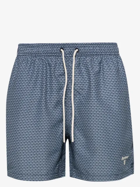Barbour Shell mid-rise swim shorts