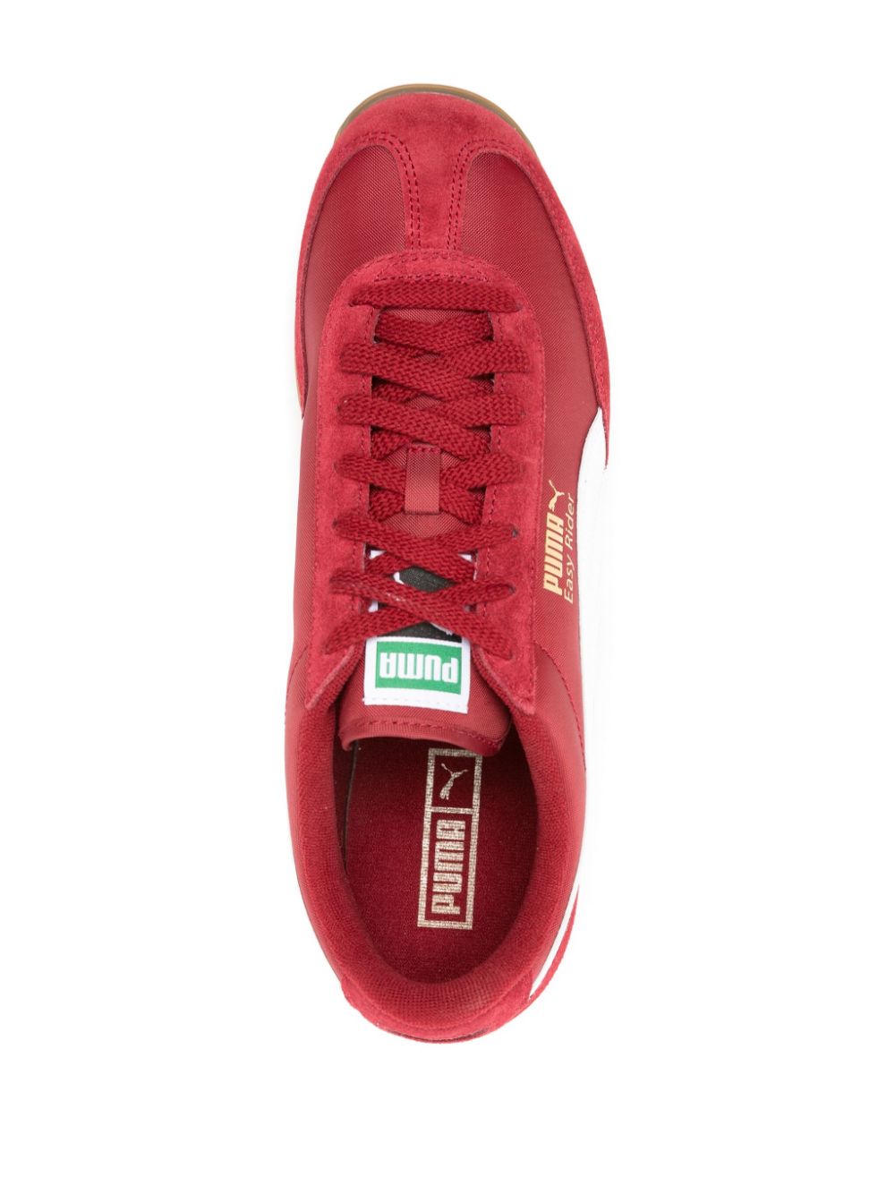 Shop Puma Easy Rider Suede Sneakers In Red