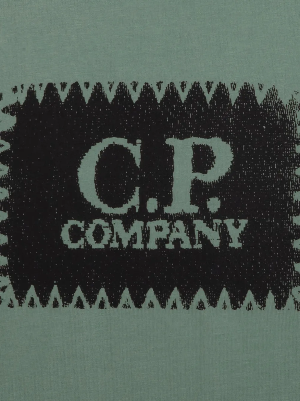 C.P. Company Kids T-shirt met logoprint Groen