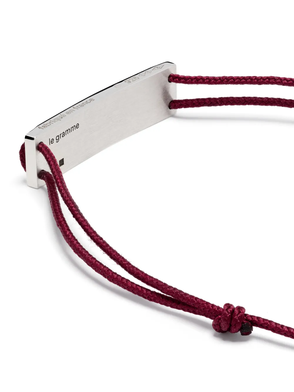Le Gramme Le 5g Sterling Silver Cord Bracelet In Silver