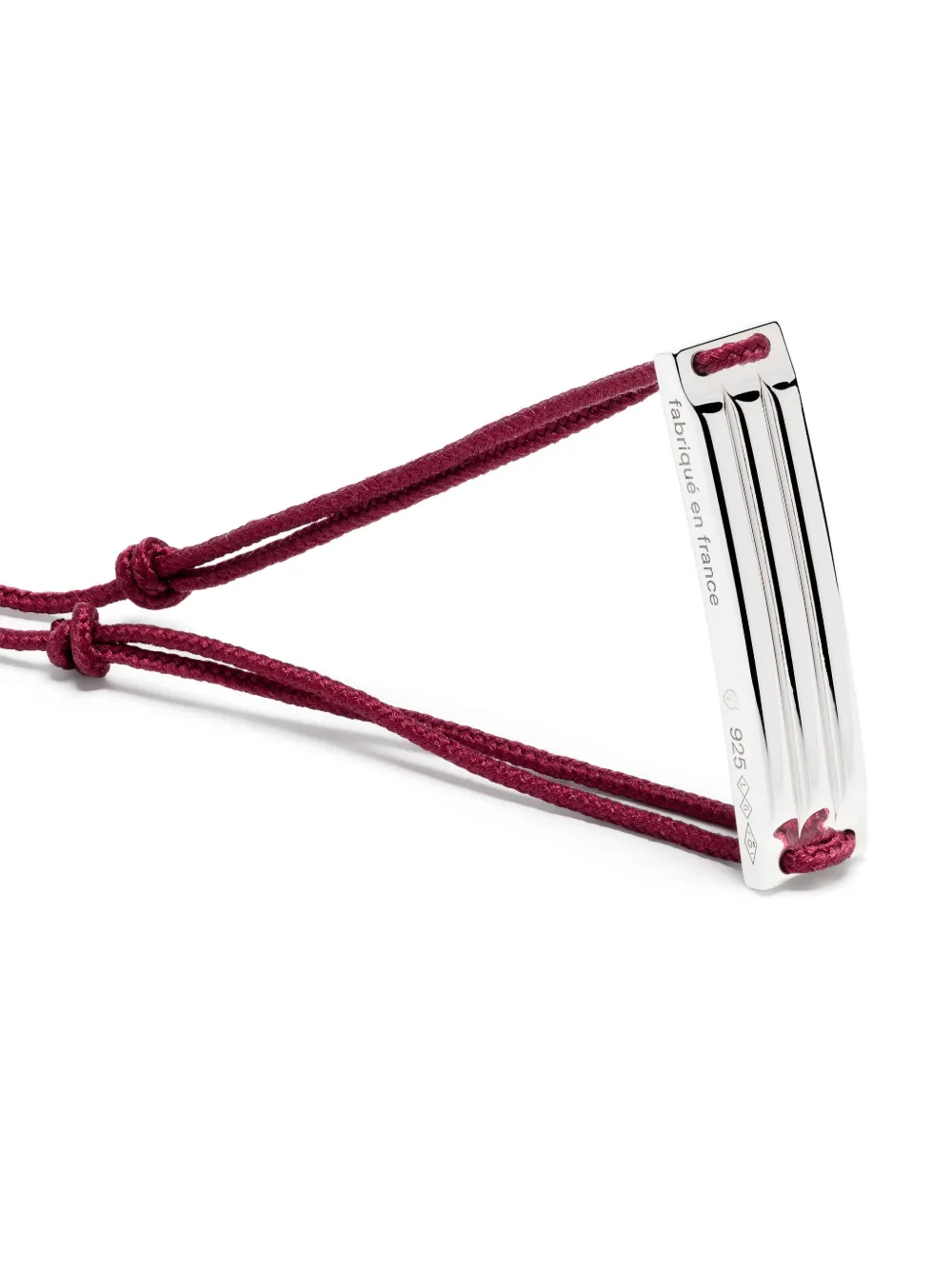 Le Gramme Le 5g Sterling Silver Cord Bracelet In Silver