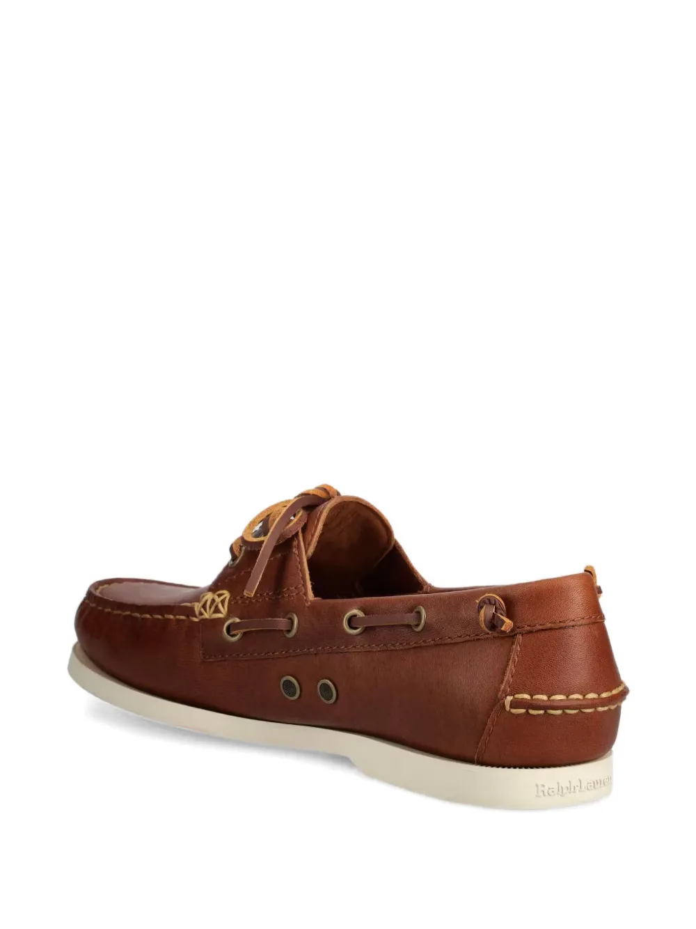 Polo Ralph Lauren Leren bootschoenen Bruin