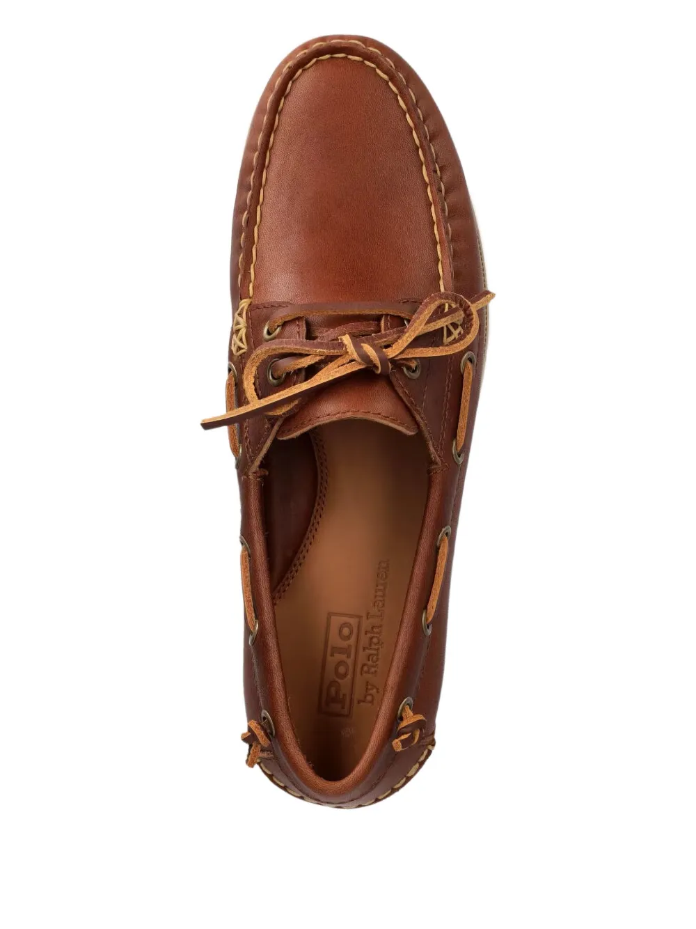 Polo Ralph Lauren Leren bootschoenen Bruin