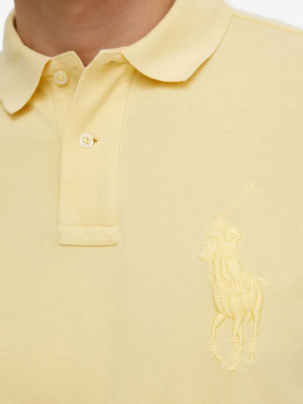 Polo Ralph Lauren Poloshirt met geborduurd logo Geel