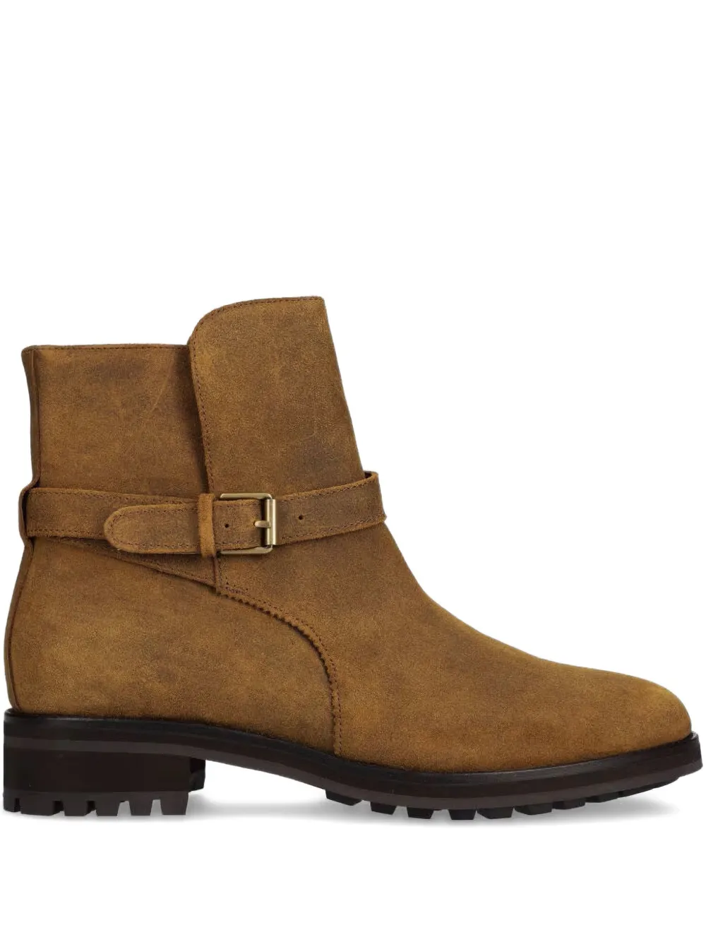 Polo Ralph Lauren Enkellaarzen met gespdetail Bruin