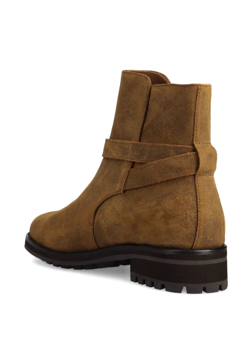 Polo Ralph Lauren buckle-detail ankle boots Brown