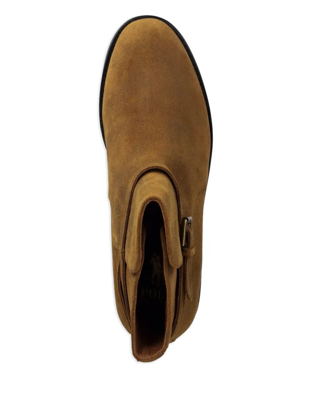 Polo Ralph Lauren buckle-detail ankle boots Brown