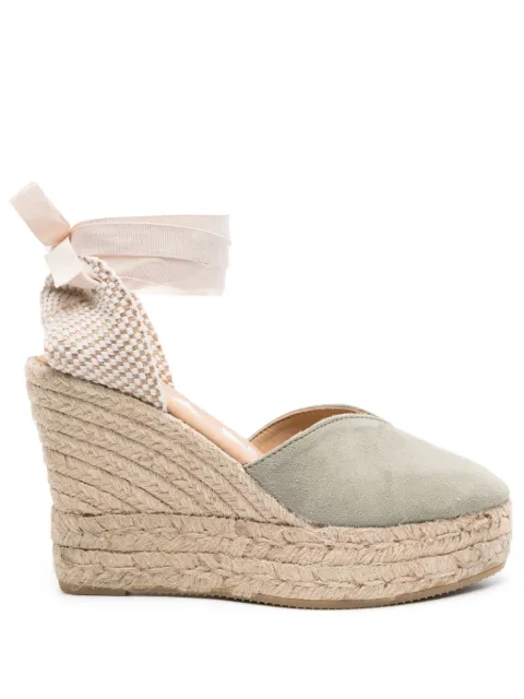 Manebi 110mm suede espadrilles 