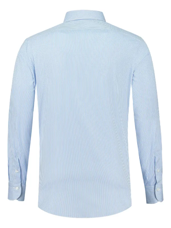 Finamore 1925 Napoli Milano ストライプ シャツ | ブルー | FARFETCH JP