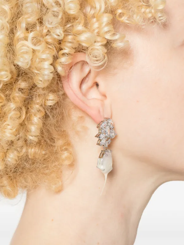 Ottolinger Diamond Dip ピアス | ニュートラル | FARFETCH JP 