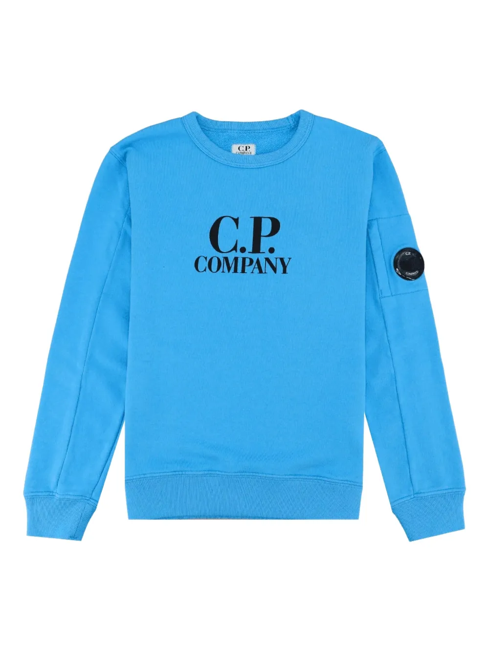 C.P. Company Kids Sweater met logoprint Blauw