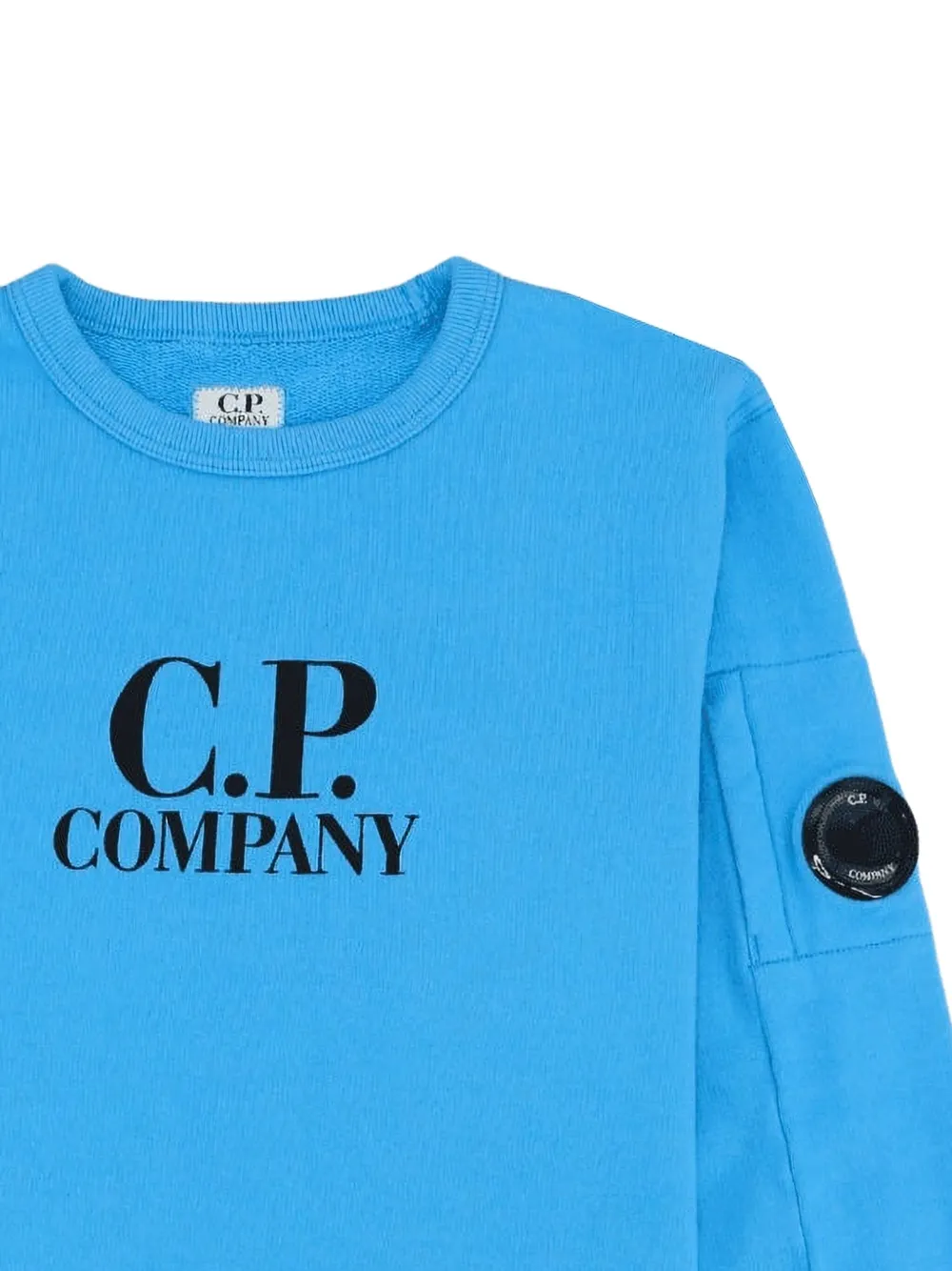 C.P. Company Kids Sweater met logoprint Blauw
